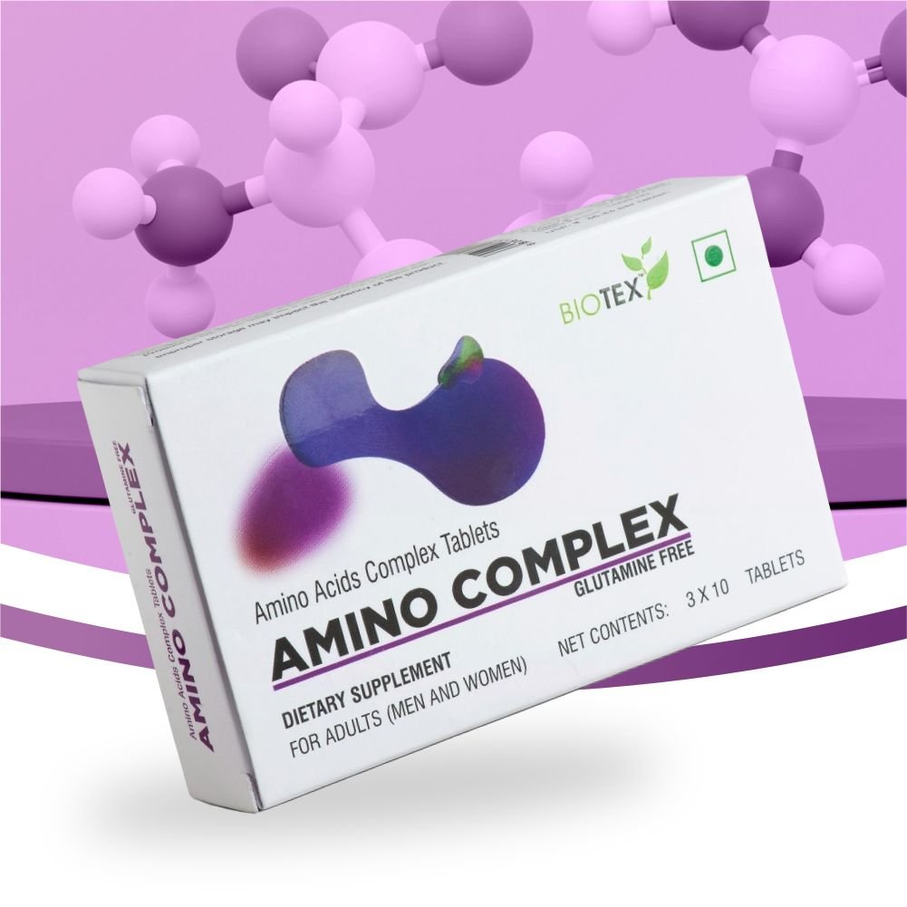 Biotex Amino Complex Essential Amino Acid Tablets Sheet