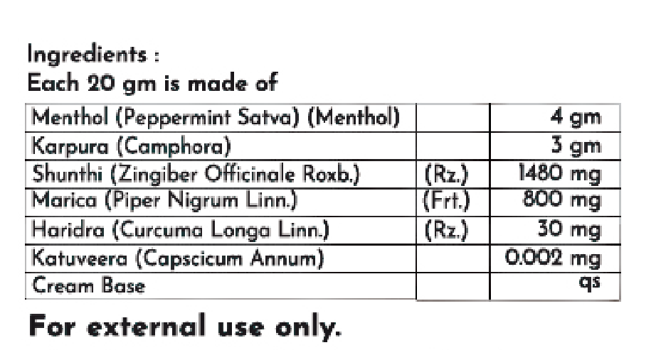 Product label