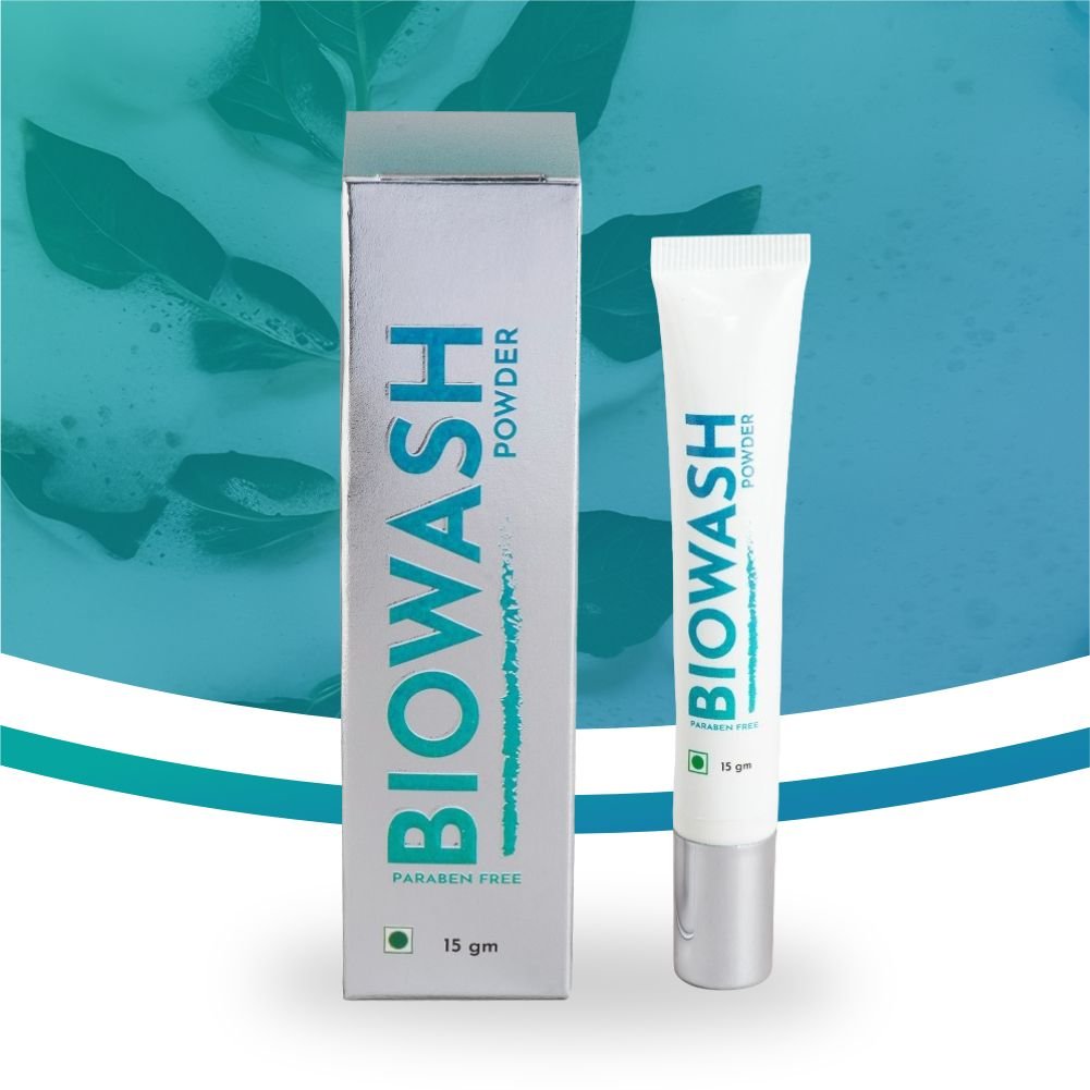 Biotex Biowash Powder - Natural Herbal Face Cleansing Powder with Kumari Aloe Vera Leaf Extract