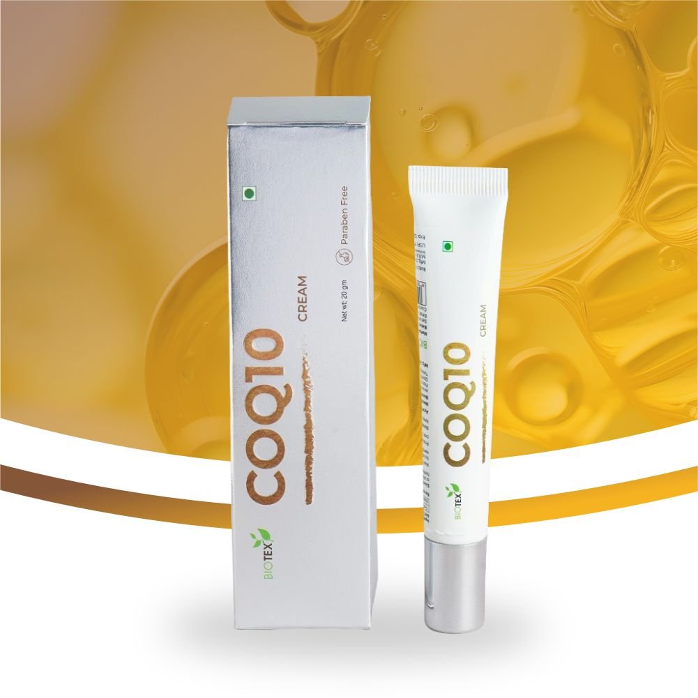 Biotex COQ10 Cream - Coenzyme Q10 Topical Skincare Formula for Hydration and Nourishment
