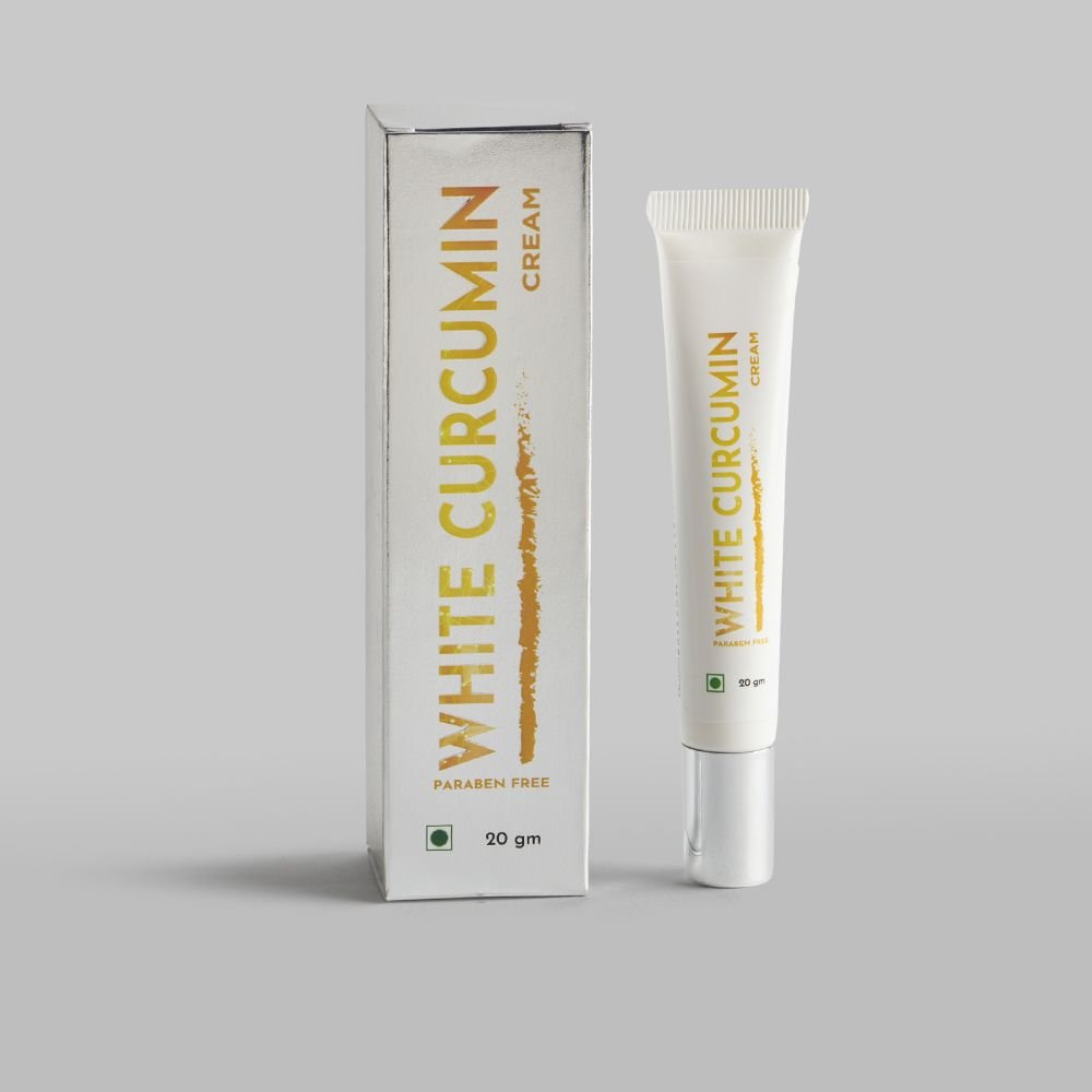 Biotex White Curcumin Cream 20g tube - Ayurvedic skin comfort cream enriched with Manjistha and Haridra extracts