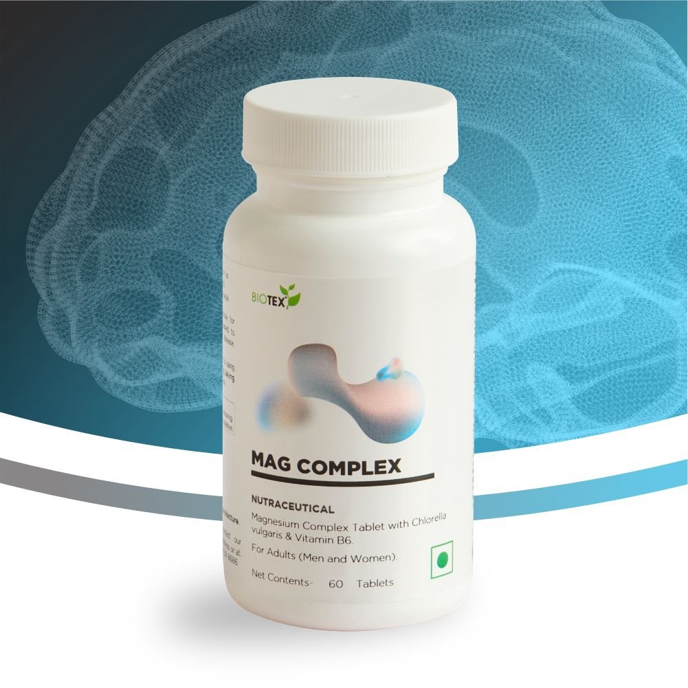 Biotex Mag Complex - Essential Mineral Dietary Supplement for Bone, Muscle, and Metabolic Health Support