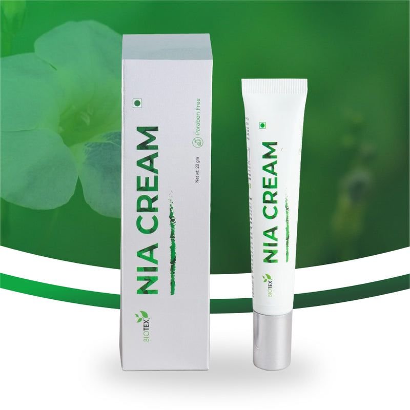 Biotex NIA Cream - Ayurvedic Proprietary External Use Formula with Bacopa Monnieri Brahmi Extract